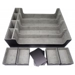 Card Deck Storage Porta Mazzo Argento docsmagic.de Premium Magnetic Tray Long Box Silver Small 