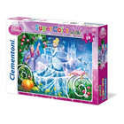 Clementoni 24449.2 - Maxi Puzzle Disney Prinzessin, 24 Teile
