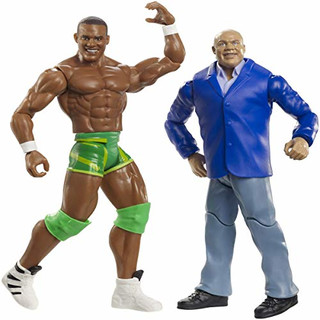 Mattel WWE GBN52 Basis Figuren (15 cm) 2er-Pack Kurt Angle & Jason Jordan