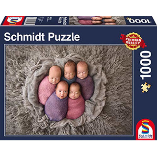 Schmidt Spiele Puzzle 58301 58301-Fünf auf einen Streich, 1.000 Teile Puzzle