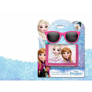 Disney Frozen-WD17765 Set Brille und Geldbörse, Mehrfarbig (Kids WD17765)