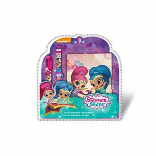 Disney – Shimmer and Shine Set Digitaluhr + Stift 6 C + Agenda, sh17017