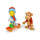 Dickie Toys - Helden der Stadt, das Figuren-Set mit Kasimir Krähe und Anton dem Affen, inkl. Skateboard mit Freilauf und Sammelkarte mit Geheimcode