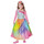 Amscan 9902374 Kinderkostüm Barbie Rainbow Magic mit Krone, 104 cm