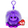 Carletto Ty 37335 - Zwippy Clip Frizzy mit Glitzeraugen, 8.5 cm, lila