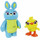 Disney Pixar Toy Story Ducky and Bunny 2-Pack in Movie-inspired Relative Scale Interactive, Talking, For Ages 4 Years Old and Up