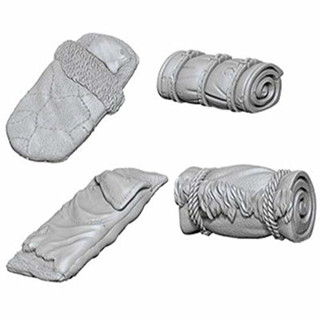 WizKids Deep Cuts Unpainted Miniatures - Bedrolls - English