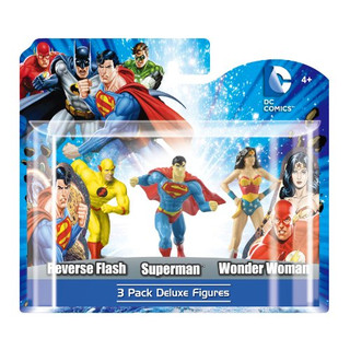 DC Superheroes 4-Inch Mini-Statue Set C 3-Pack