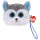 TY TY95206 Gear Slush, Geldbörse, Weiss/grau