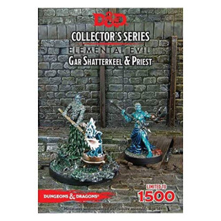 Gar Shatterkeel & Water Priest: D&D Collectors Series Princes of the Apocalypse Miniature - English