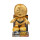 Joy Toy 1400619 - C3-PO Velboa-Samtplüsch 25 cm in Displaybox