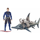 Mattel FYR96 DC Aquaman Vulko 15 cm Figur mit Hammerhai...