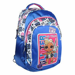Artesania Cerda Mochila Casual Luces LOL Schulrucksack, 47 cm, Blau (Azul)