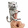 Wow Wee 3971 Fingerlings Untamed Baby Sabre Tooth Silvertooth, Grau