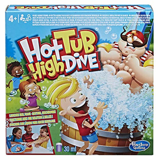 Hasbro Gaming Hot Tub High Dive Game With Bubbles For Kids Board Game