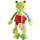 HABA 302836 - Spielfigur Regenbogenfrosch | Kuscheltier mit Bienchen und vielen Spieleffekten | Baby- Spielzeug ab 6 Monaten