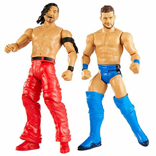 Mattel GBN58 - WWE Basis Actionfiguren (15 cm) 2er-Pack Finn Balor vs Shinsuke Nakamura, Spielzeug ab 6 Jahren