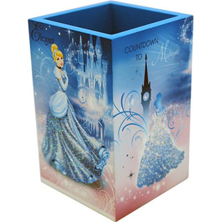Joy Toy 90002 - Disney Cinderella Stiftehalter aus Holz, Geschenkpackung