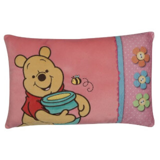 Joy Toy 15228 42 x 28 cm Pink Winnie The Pooh Embroidered Plush Cushion
