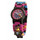 Armbanduhr Lego Movie 2 - Wyldstyle, inklusive 12 zusätzlichen Armbandgliedern, Lego Minifigur im Armband integriert, analoges Ziffernblatt, kratzfestes Acrylglas