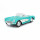 Maisto Chevrolet Corvette 57: Originalgetreues Modellauto 1:24, Türen und Motorhaube zum Öffnen, Fertigmodell, 20 cm, türkis (531275)