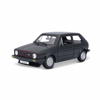 Bauer Spielwaren 18-21089 Bburago 1:24 Volkswagen Golf MK1 GTI (1979), Rot, schwarz