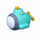 BB Junior Splah ´N Play: U-Boot mit Projektion, ideal für Wasser geeignet, inkl. Wassertiere Projektion, mit Licht, ab 12 Monaten, 14 cm, blau (16-89001)