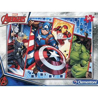 Clementoni 08518 08518-Supercolor Avengers Puzzle-30 Pieces,ed