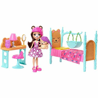 Mattel Lalka Enchantimals + sypialnia