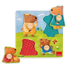 Jumbo Spiele Goula D53119 - Holzpuzzle Bärenfamilie