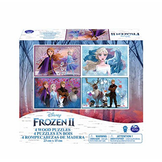 Spin Master Frozen 2 - 4 Wood Puzzles (23 cm x 15 cm) (20115365)