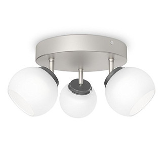 Philips Lighting Spot, Metall, 4 W, Edelstahl gebürstet/Weiß