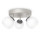 Philips Lighting Spot, Metall, 4 W, Edelstahl gebürstet/Weiß
