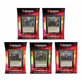 MTG - Ikoria: Lair of Behemoths Commander Deck Display (5 Decks) - IT
