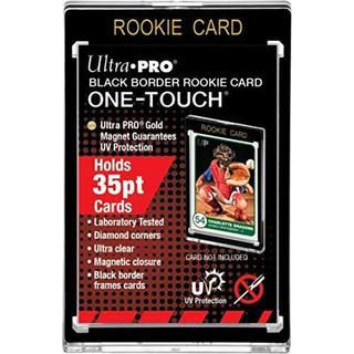 Ultra Pro 35PT Rookie Black Border UV One-Touch Magnetic Holder