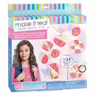 Make it Real - Gold & Glitter Accent Jewelry (1308)