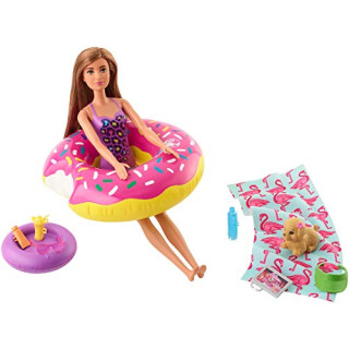 Mattel Barbie Furniture and Accessories - Donat Floaty Pack Playset (FXG38)