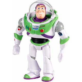 Mattel GGX30 - Toy Story 4 Buzz Lightyear mit Schild Actionfigur 17 cm, Spielzeug ab 3 Jahren