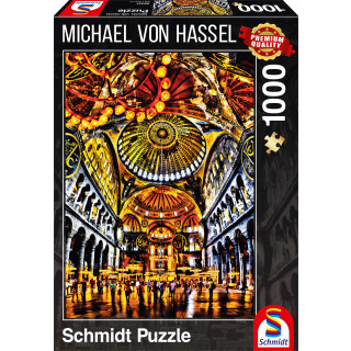 Schmidt Spiele Puzzle 59331 Puzzle 1.000 Teile, Michael von Hassel, Kirchenkuppel