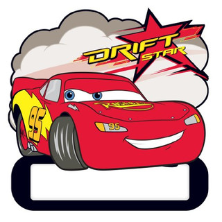 Decofun 48363 Cars - Foam Door Name Plate