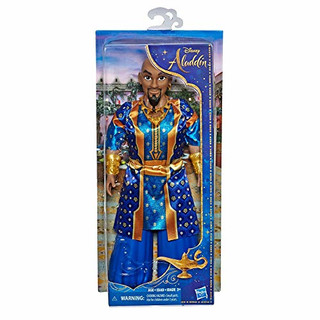 Disney Genie Fashion Doll in Human Form, Poseable Doll with Clothes and Accessories, Inspired By Disneys Aladdin Live-Action Movie, Toy for 3 Year Olds