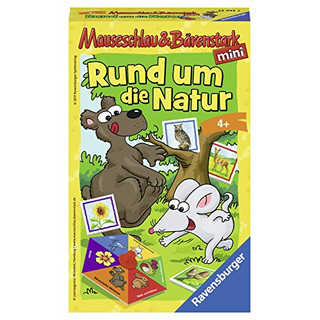 Ravensburger 23433 - Mauseschlau & Bärenstark: Rund um die Natur - Kinderspiel/ Reisespiel