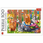 Puzzle 500 – Kätzchen im Garten