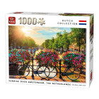 King 5721 Puzzle Sunrise Over Amsterdam 1000 Teile, 68 x...