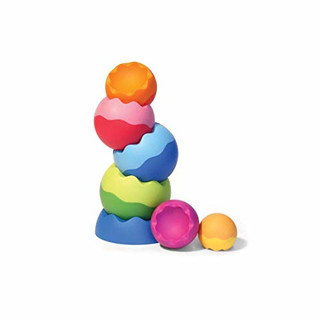 Fat Brain Toys Tobbles Neo stacking tower 7-piece