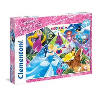 Clementoni 27091 - Disney Princess - Puzzle, 104 Teile