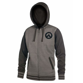 Overwatch Kapuzen Jacke Logo Founding Member Varsity schwarz grau - XXL