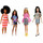 Mattel Barbie Fashionista-Pack mit 4, Spielzeug + 3 Jahre GBK91