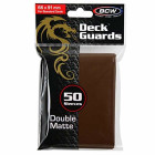 BCW Deck Guard - Double Matte - Brown