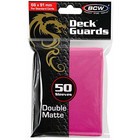 BCW Deck Guard - Double Matte - Pink